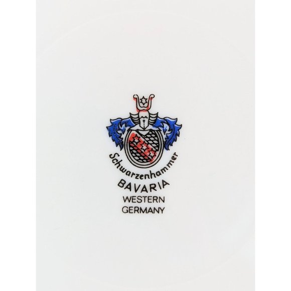 Vtg 1950s Porcelain Vanity Dish Octagon Gold Trim Lattice Reticulated Border - Picture 7 of 9